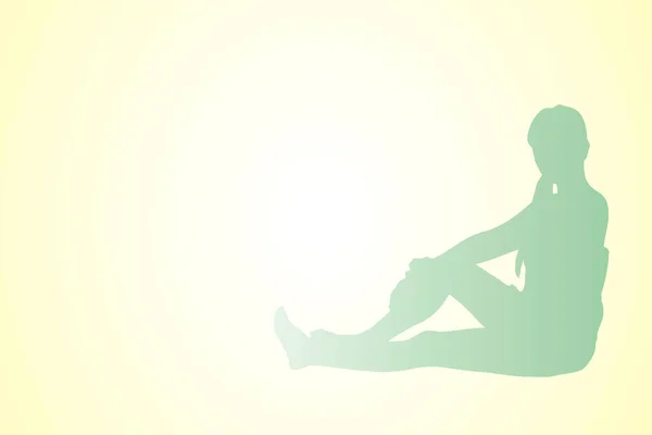 female body icon. woman silhouette doing yoga