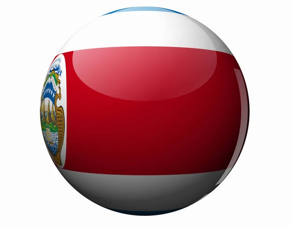 Bandiera Nazionale Costa Rica — Foto Stock