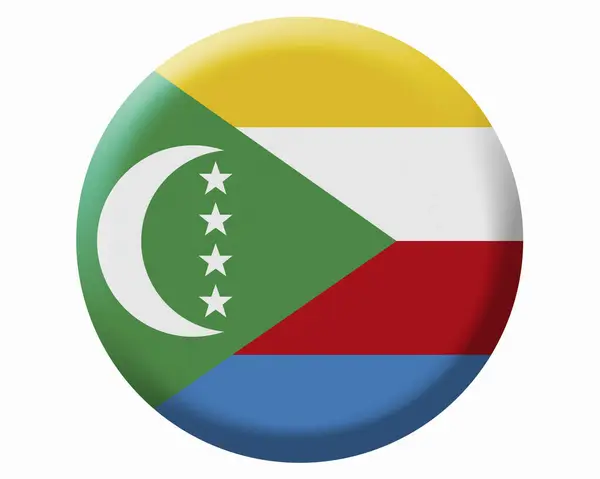 Bandeira Nacional Comoros — Fotografia de Stock