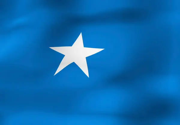 Den Nationella Flaggan Somalia — Stockfoto