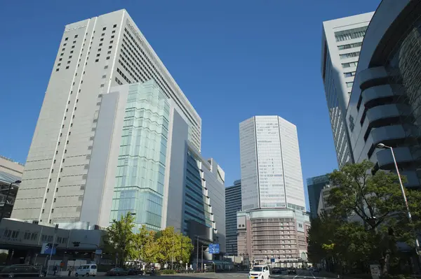Moderne Gebouwen Osaka Stad Japan — Stockfoto