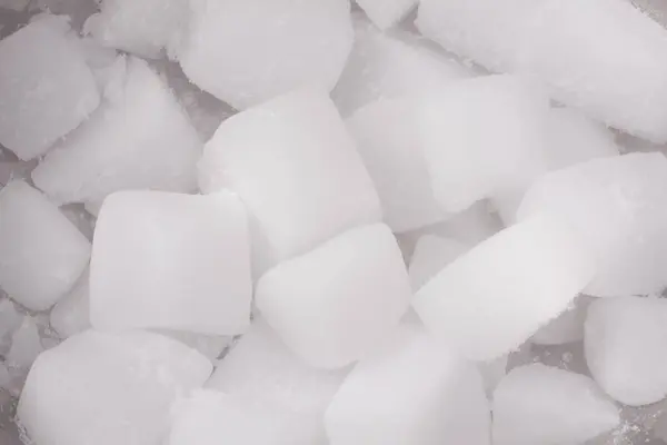 Dry Ice Cubes Background Close — Stock Photo, Image