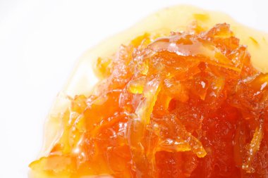 Masadaki tatlı reçel manzarasını kapat. 