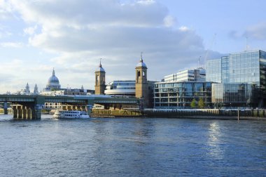 Londra, Birleşik Krallık - Haziran 0 1, 2 0 17: Londra 'nın Thames manzarası