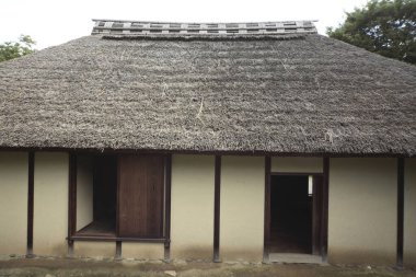 Japonya 'da geleneksel Japon evi.