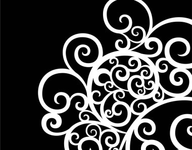 Arkaplan için soyut çiçek süsü 