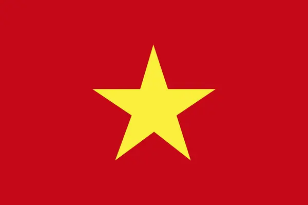 Bandeira Nacional Vietnam — Fotografia de Stock