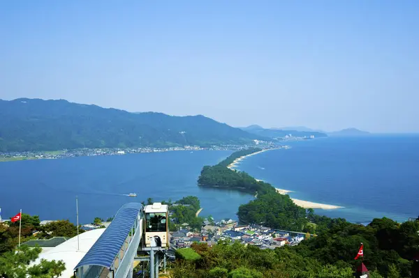 Aerial View Amanohashidate Kyoto Japan — Stock Photo, Image