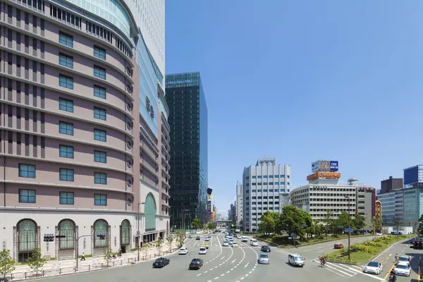 Uitzicht Moderne Stad Japan — Stockfoto