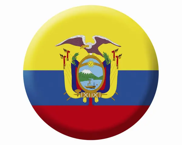 Ekvador Bayrağı — Stok fotoğraf