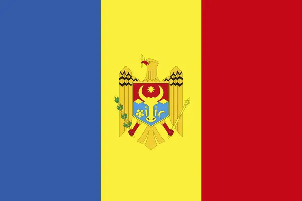 Moldova Bayrağı — Stok fotoğraf