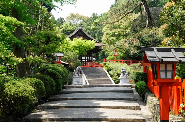 Tiro Cênico Bela Arquitetura Templo Japonês Antigo — Fotografia de Stock