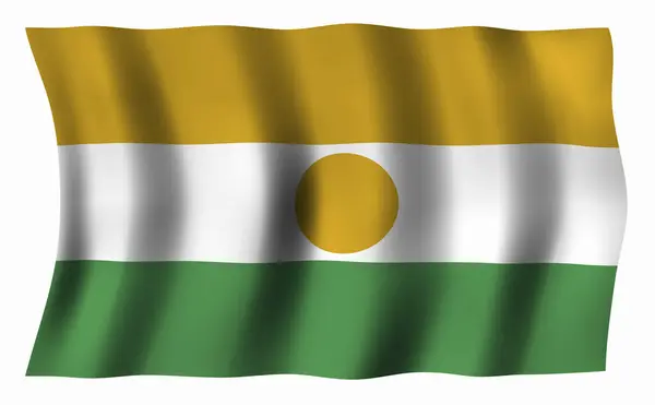 Σημαία Niger — Φωτογραφία Αρχείου