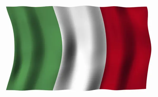 Flaga Narodowa Włoch — Zdjęcie stockowe