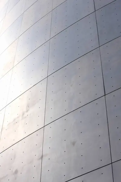 Modernes Bürogebäude Außen Mit Stahlfassade — Stockfoto