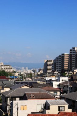 Japonya 'daki Osaka şehri.