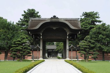 Eski Kyoto Tapınağı 'nın güzel manzarası, Japonya