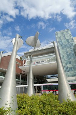 Şehrin mimarisi, şehir arkaplan görüntüsü 