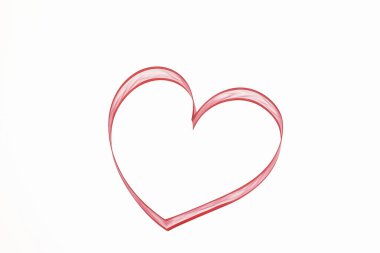 Sevgililer günü için kırmızı kalp