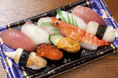 Suşi seti, Japon yemekleri.