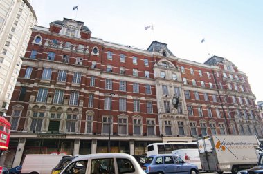 Şehir merkezinin sokak manzarası, Londra, İngiltere.