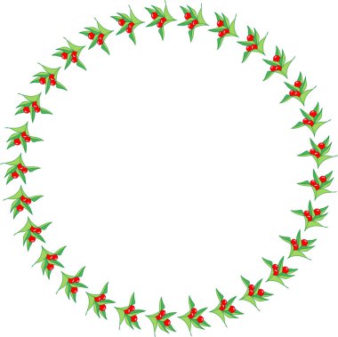 Beyaz arkaplanda metin için yeri olan renkli çiçek çerçevesi 