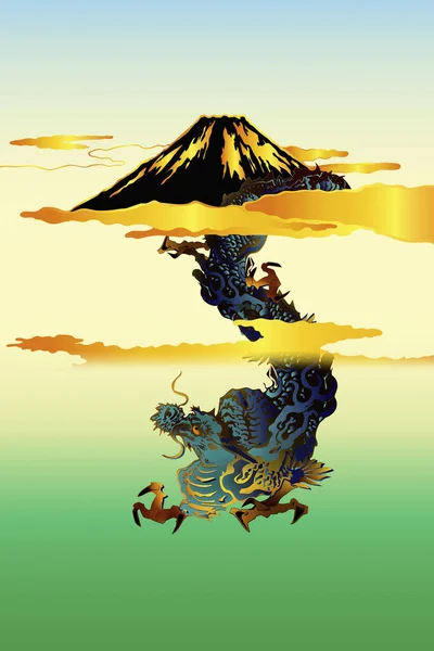 Tecknad Drake Japansk Stil Asiatisk Tecknad Karaktär — Stockfoto