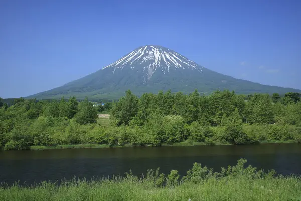 夏の富士山の美しい景色 — ストック写真
