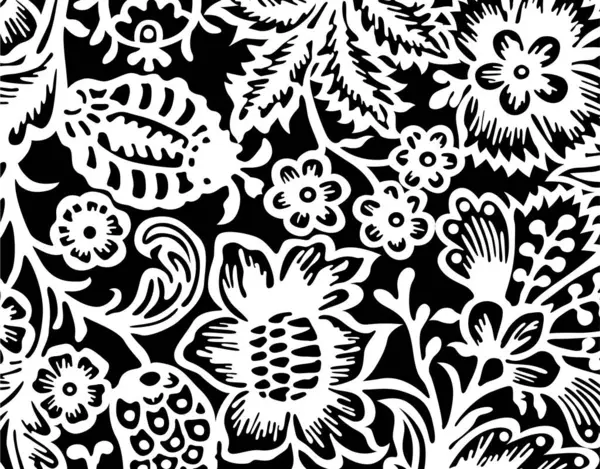 decorative floral background with abstract floral elements