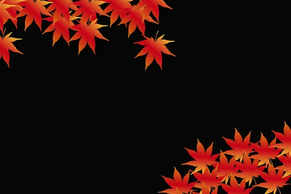 Folhas Outono Padrão Abstrato Sem Costura — Fotografia de Stock