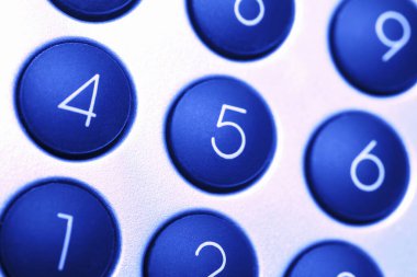 hesap makinesi düğmelerinin yakın çekim