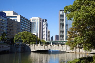 Modern şehir zamanı güzel manzara
