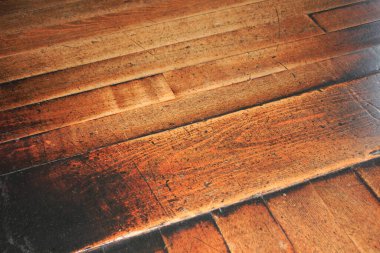 Eski ahşap arka plan üstten görünüm