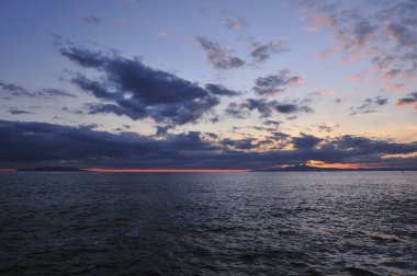 Karadeniz 'de gün batımı