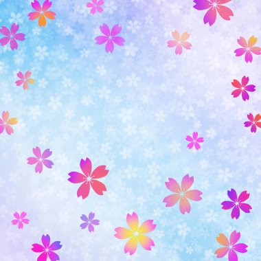 çiçek desenli arkaplan görünümü  