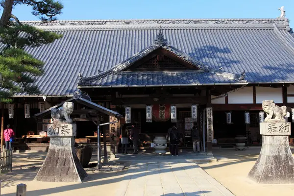 Histórico Santuario Pueblo Itsukushima Prefectura Hiroshima Japón — Foto de Stock