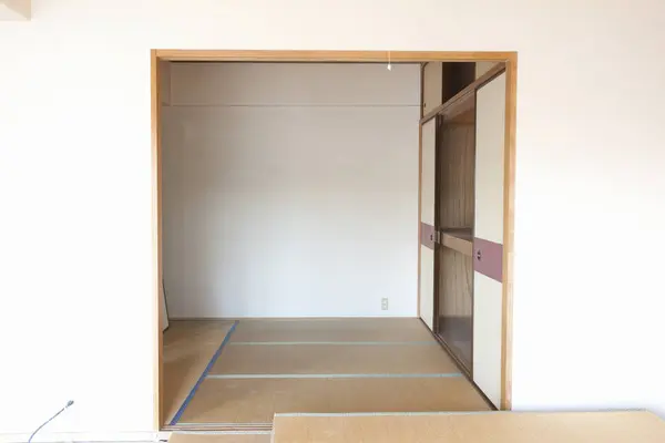 Apartamento Vazio Design Interiores Estilo Japonês — Fotografia de Stock