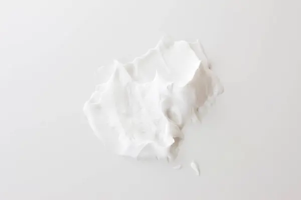 Shaving Foam White Cosmetic Foam Mousse Cleanser Foamy Skin Care — Fotografia de Stock