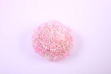 Süslü paskalya yumurtaları. Pembe çiçekli..