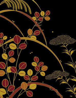 the pattern of a visionary flowers