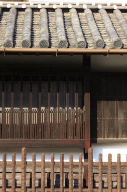 Kyoto 'daki Japon tapınağı manzarası