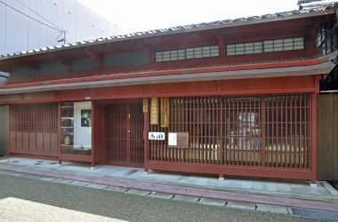 Eski geleneksel Asyalı mimari detayı