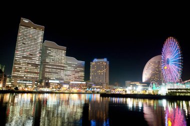 Tokyo şehir manzarası, Japonya. 