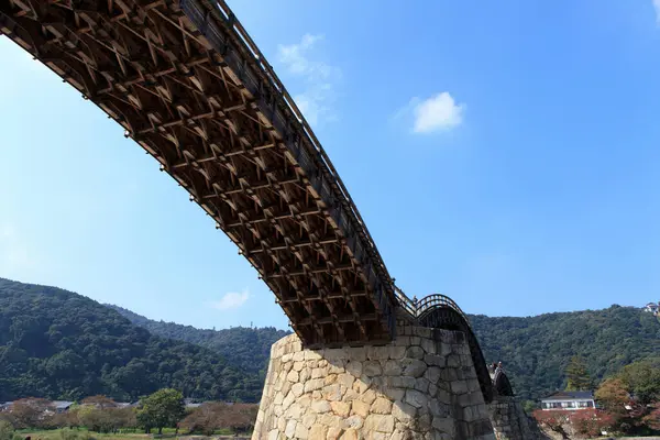 Kintai Bridge Iwakuni Yamaguchi Japan — Stock Photo, Image
