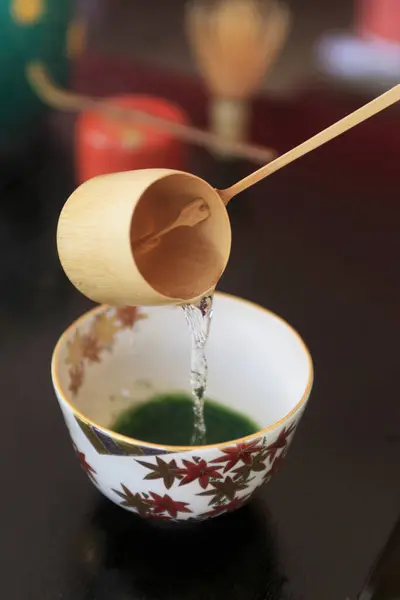 Концепція Церемонії Відкритого Чаю Японії — стокове фото