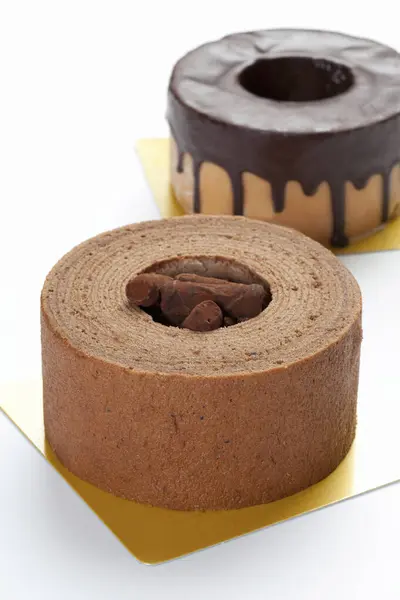 Gâteaux Chocolat Vanille — Photo