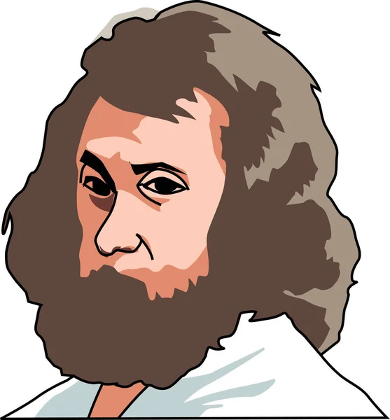 jesus face, illustration icon