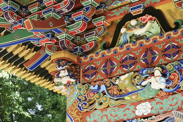 Festői Felvétel Gyönyörű Ősi Japán Szentély — Stock Fotó