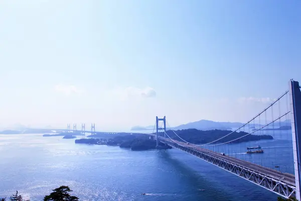Great Seto Bridge Seto Ohashi Bridge — Stock Photo, Image