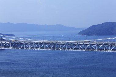 The Great Seto Bridge or Seto Ohashi Bridge clipart